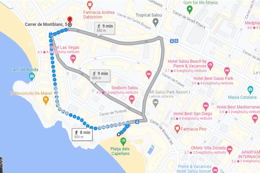 Azul 2 Bedroom Apartment In Salou Tarragona 외부 사진